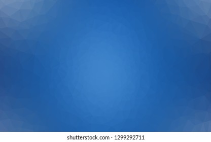 Light BLUE vector abstract mosaic backdrop. Modern geometrical abstract illustration with gradient. Completely new template for your business design.