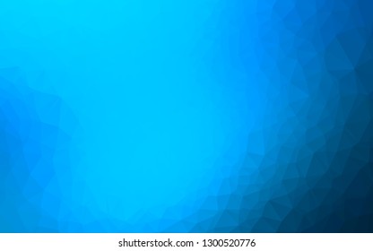 Light BLUE vector abstract mosaic backdrop. Shining colored illustration in a Brand new style. Elegant pattern for a brand book.