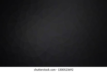 Light BLUE vector abstract mosaic backdrop. Colorful illustration in polygonal style with gradient. Best triangular design for your business.