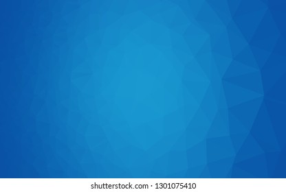 Light BLUE vector abstract mosaic backdrop. Creative illustration in halftone style with gradient. Brand new style for your business design.