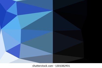 Light BLUE vector abstract mosaic backdrop. A completely new color illustration in a vague style. Completely new template for your business design.