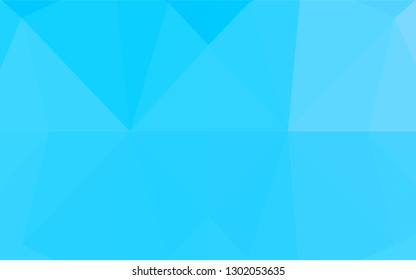 Light BLUE vector abstract mosaic background. An elegant bright illustration with gradient. The polygonal design can be used for your web site.
