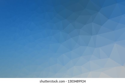 Light BLUE vector abstract mosaic background. Brand new colorful illustration in with gradient. Brand new style for your business design.