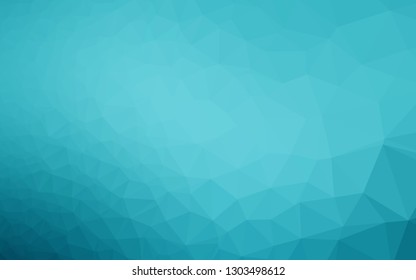Light BLUE vector abstract mosaic pattern. Triangular geometric sample with gradient.  Brand new design for your business.