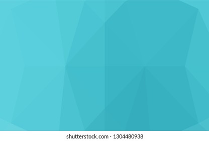 Light BLUE vector abstract mosaic backdrop. A sample with polygonal shapes. The completely new template can be used for your brand book.