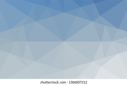 Light BLUE vector abstract mosaic pattern. Colorful illustration in abstract style with gradient. A completely new template for your business design.