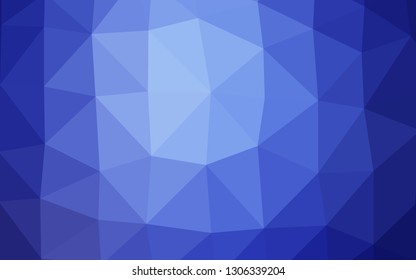 Light BLUE vector abstract mosaic backdrop. Glitter abstract illustration with an elegant design. Brand new design for your business.