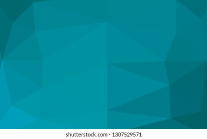 Light BLUE vector abstract mosaic pattern. Glitter abstract illustration with an elegant design. Brand new style for your business design.