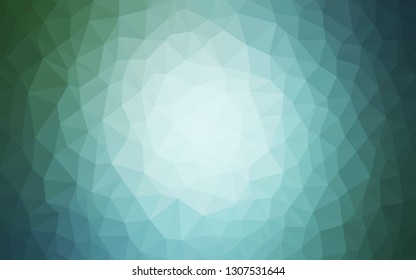 Light BLUE vector abstract mosaic pattern. Modern abstract illustration with triangles. Brand new design for your business.
