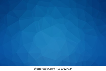 Light BLUE vector abstract mosaic background. Modern geometrical abstract illustration with gradient. Template for a cell phone background.