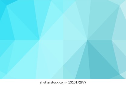 Light BLUE vector abstract mosaic background. Brand new colored illustration in blurry style with gradient. The template can be used as a background for cell phones.