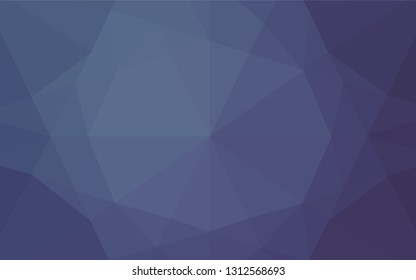 Light BLUE vector abstract mosaic pattern. Glitter abstract illustration with an elegant design. The polygonal design can be used for your web site.