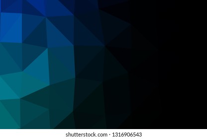 Light BLUE vector abstract mosaic backdrop. Colorful abstract illustration with gradient. Textured pattern for background.