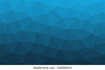 Light BLUE vector abstract mosaic background. A sample with polygonal shapes. Brand new style for your business design.