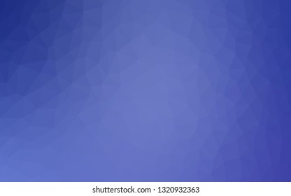 Light BLUE vector abstract mosaic background. Modern abstract illustration with triangles. Polygonal design for your web site.