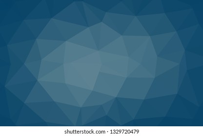 Light BLUE vector abstract mosaic background. Shining colored illustration in a Brand new style. Polygonal design for your web site.