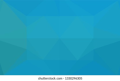 Light BLUE vector abstract mosaic background. Creative illustration in halftone style with gradient. Brand new design for your business.