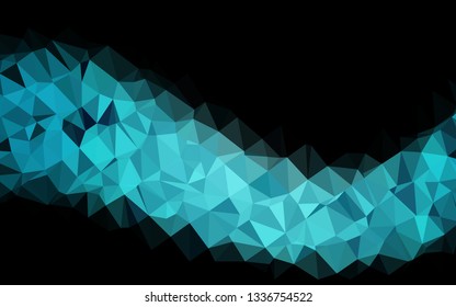 Light BLUE vector abstract mosaic pattern. An elegant bright illustration with gradient. Textured pattern for background.