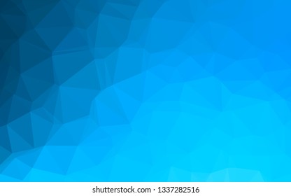 Light BLUE vector abstract mosaic background. A vague abstract illustration with gradient. New texture for your design.