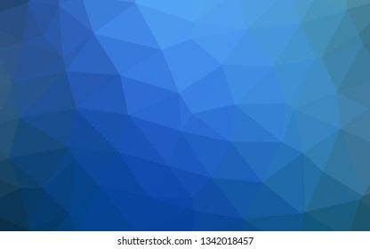 Light BLUE vector abstract mosaic pattern. A vague abstract illustration with gradient. New texture for your design.