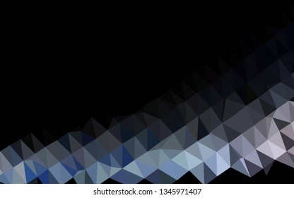 Light BLUE vector abstract mosaic backdrop. Colorful abstract illustration with gradient. Textured pattern for background.