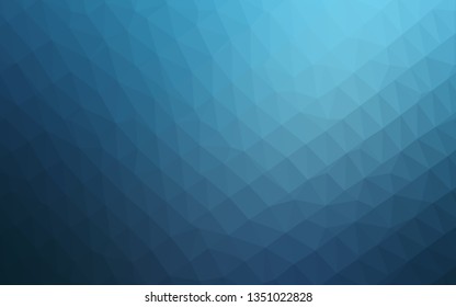 Light BLUE vector abstract mosaic backdrop. Shining colored illustration in a Brand new style. Textured pattern for background.