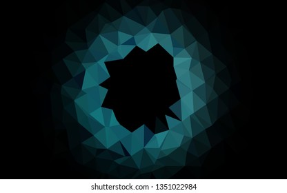 Light BLUE vector abstract mosaic backdrop. Colorful abstract illustration with gradient. New texture for your design.