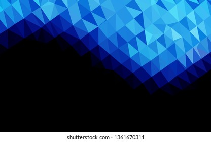 Light BLUE vector abstract mosaic backdrop. Colorful illustration in abstract style with gradient. Elegant pattern for a brand book.