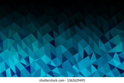 Light BLUE vector abstract mosaic background. An elegant bright illustration with gradient. Template for your brand book.