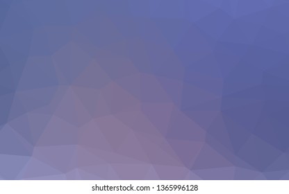 Light BLUE vector abstract mosaic pattern. Geometric illustration in Origami style with gradient. New texture for your design.
