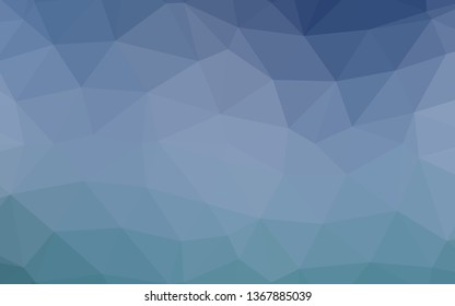 Light BLUE vector abstract mosaic backdrop. A completely new color illustration in a vague style. Brand new design for your business.