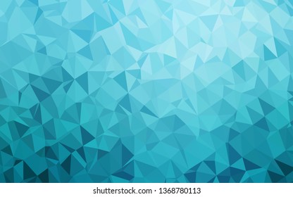 Light BLUE vector abstract mosaic backdrop. Brand new colorful illustration in with gradient. Textured pattern for background.