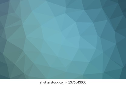 Light BLUE vector abstract mosaic backdrop. Colorful illustration in abstract style with gradient. Template for your brand book.