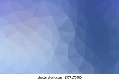 Light BLUE vector abstract mosaic pattern. An elegant bright illustration with gradient. Completely new template for your business design.