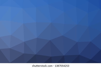 Light BLUE vector abstract mosaic pattern. A completely new color illustration in a vague style. Textured pattern for background.
