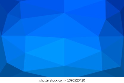 Light BLUE vector abstract mosaic backdrop. Colorful abstract illustration with gradient. Textured pattern for background.