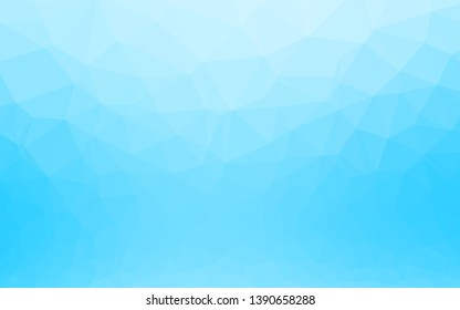 Light BLUE vector abstract mosaic pattern. Brand new colorful illustration in with gradient. Elegant pattern for a brand book.