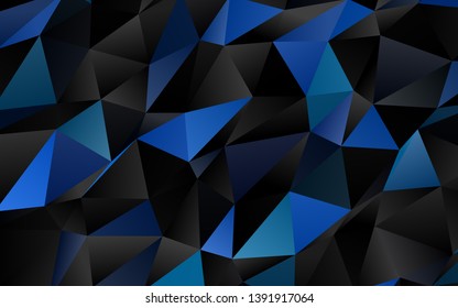 Light BLUE vector abstract mosaic background. Creative illustration in halftone style with gradient. Brand new design for your business.