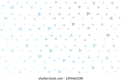 Light BLUE vector  abstract mosaic background. Creative illustration in halftone style with triangles. New template for your brand book.