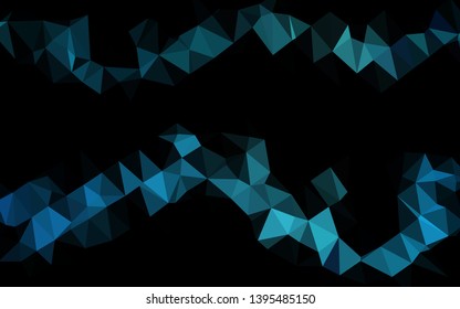 Light BLUE vector abstract mosaic backdrop. Shining colored illustration in a Brand new style. Polygonal design for your web site.