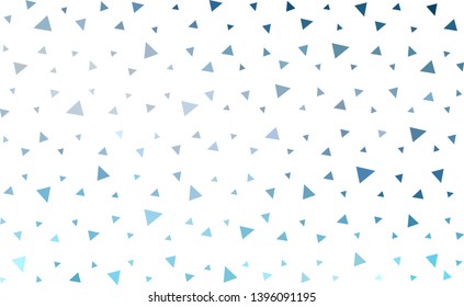 Light BLUE vector  abstract mosaic background. A completely new color illustration in a polygonal style. Brand new design for your business.