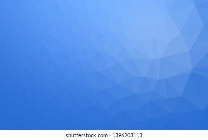 Light BLUE vector abstract mosaic pattern. A vague abstract illustration with gradient. Textured pattern for background.