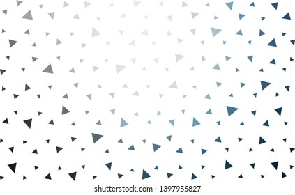 Light BLUE vector  abstract mosaic pattern. Colorful illustration in polygonal style with gradient. Template for cell phone's backgrounds.