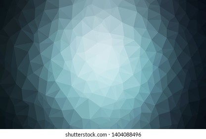 Light BLUE vector abstract mosaic pattern. Colorful illustration in polygonal style with gradient. New template for your brand book.