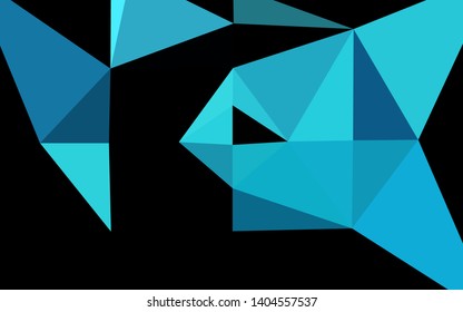 Light BLUE vector abstract mosaic background. A completely new color illustration in a vague style. Template for a cell phone background.