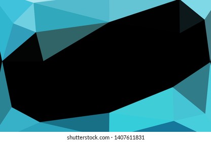 Light BLUE vector abstract mosaic background. An elegant bright illustration with gradient. Brand new style for your business design.