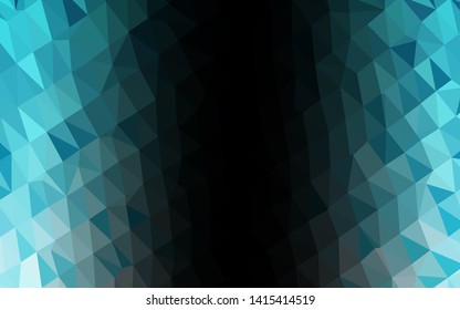 Light BLUE vector abstract mosaic backdrop. A vague abstract illustration with gradient. Template for your brand book.