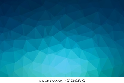 Light BLUE vector abstract mosaic pattern. Colorful illustration in abstract style with gradient. Brand new design for your business.