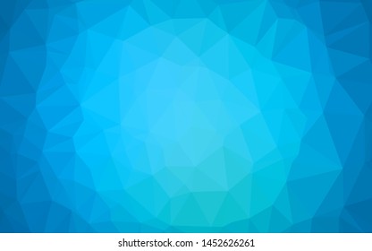 Light BLUE vector abstract mosaic backdrop. A sample with polygonal shapes. Brand new design for your business.