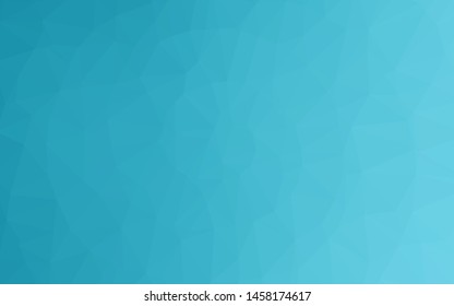Light BLUE vector abstract mosaic backdrop. Modern geometrical abstract illustration with gradient. Completely new design for your business.